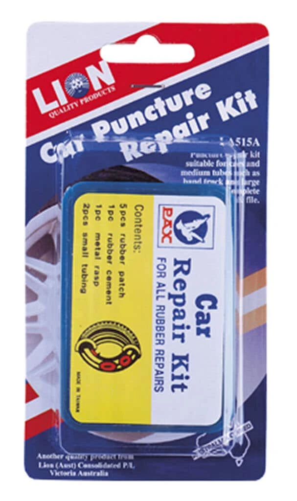 Lion Car Puncture Repair Kit Large 3 Lion Car Puncture Repair Kit Large
