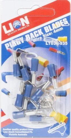 Lion Piggy Back Male Female Blades 4mm - 10 Piece