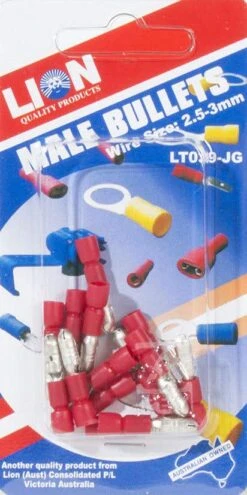 Lion Male Bullet Terminals