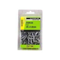 Otter Staples Galvanised 25 X 2.80mm 500g