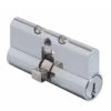Whitco Screen Door Cylinder Lock Chrome 2 X 5 Pin Profile -Home Hardware 2085264 0 37