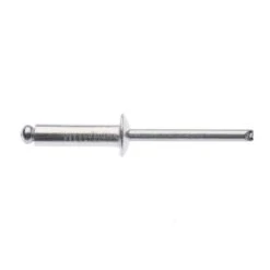 Zenith Rivet Open Aluminium 3/16"DIA - 1/2"GRIP - 75 Pack