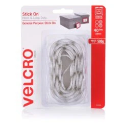 VELCRO® Velcro Stick On Dots White 22mm - 40 Dots