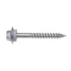 Zenith Timber Screws Hex With Seal Galvanised 12G X 45mm - 100 Pack -Home Hardware 2160679 1 153