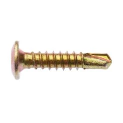 Zenith Metal Screws Wafer Head Gold 10G X 22mm - 100 Pack