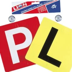 Lion Reversible P & L Plates - 2 Pack