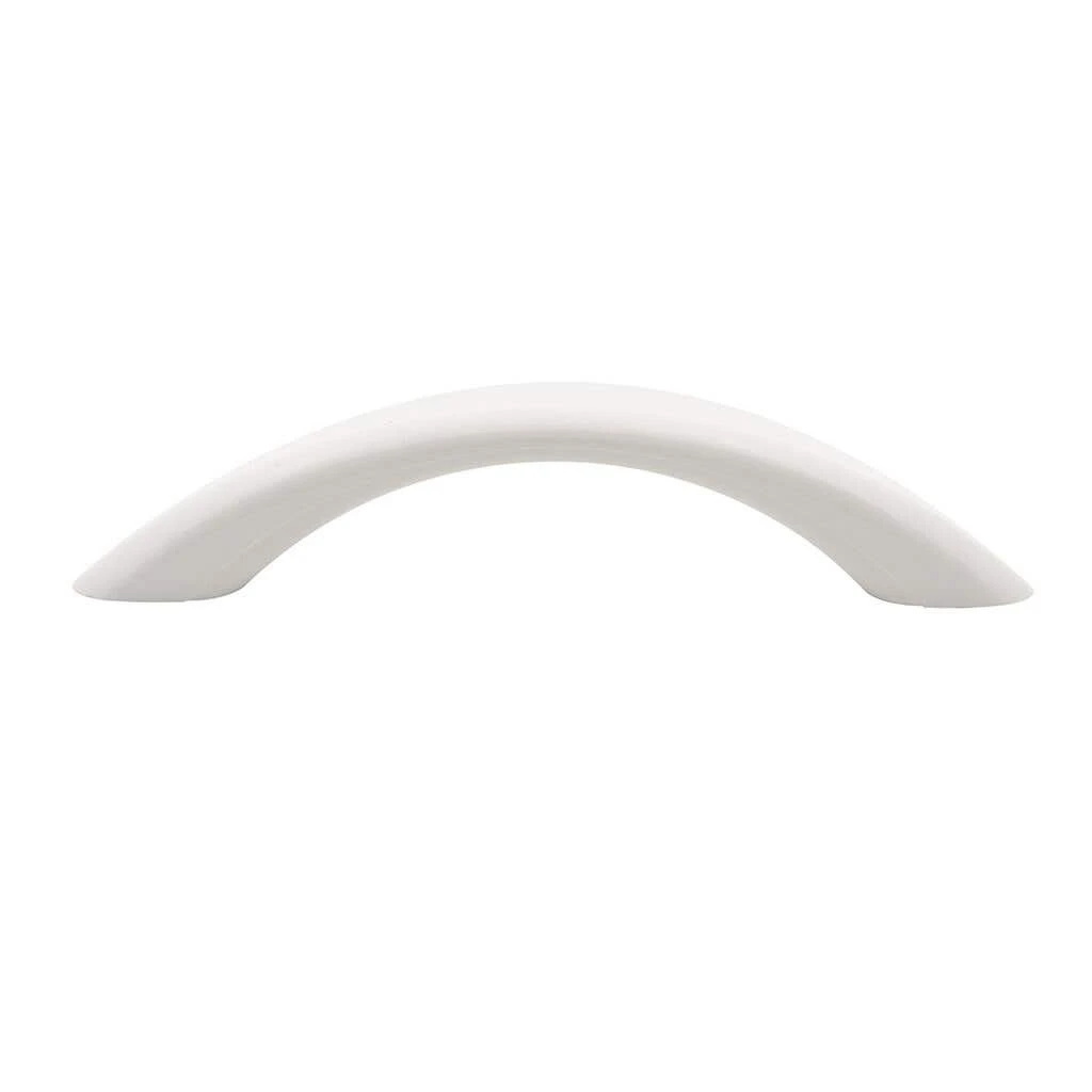 Prestige Plastic Bow Handle White 96mm 3 Prestige Plastic Bow Handle White 96mm
