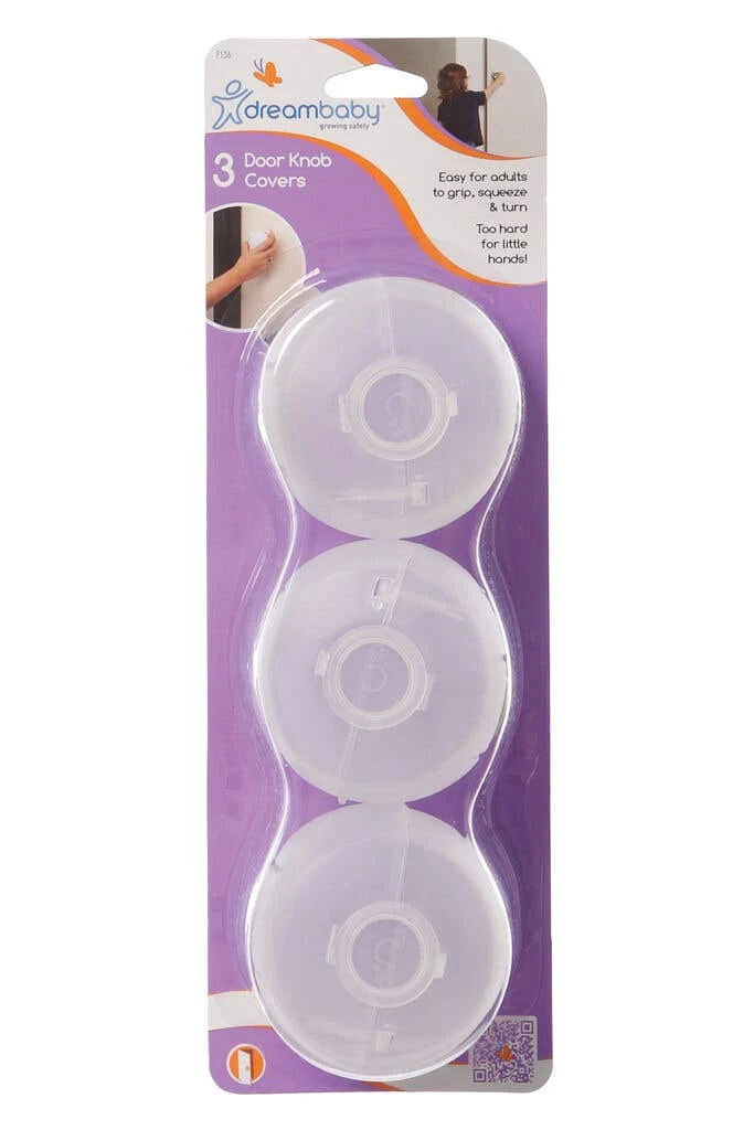 Dreambaby Door Knob Covers - 3 Pack 3 Dreambaby Door Knob Covers - 3 Pack