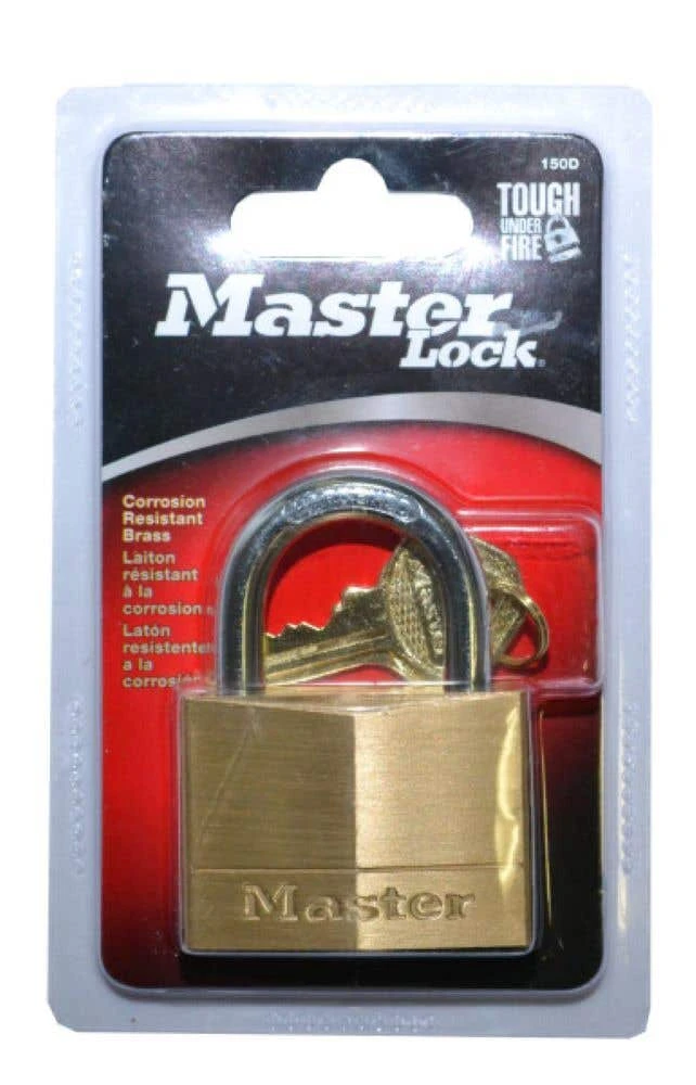 Master Lock Padlock Brass 50 X 25mm 4 Master Lock Padlock Brass 50 X 25mm - Image 2