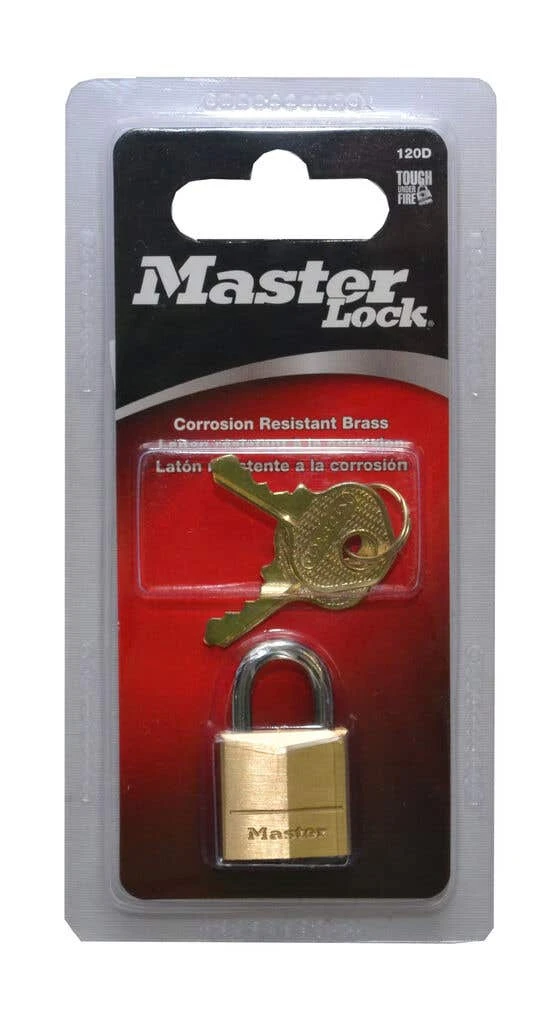 Master Lock Brass Padlock 64 X 27mm 4 Master Lock Brass Padlock 64 X 27mm - Image 2