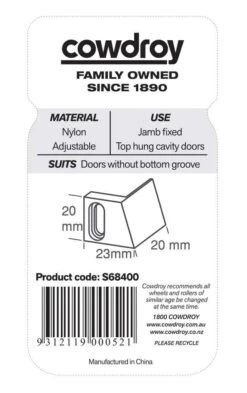 Cowdroy Cavity Door Guide Set -Home Hardware 2358190 3 165