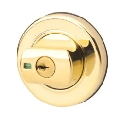 Lockwood Paradigm 005 Double Cylinder Deadbolt Round Everbrass