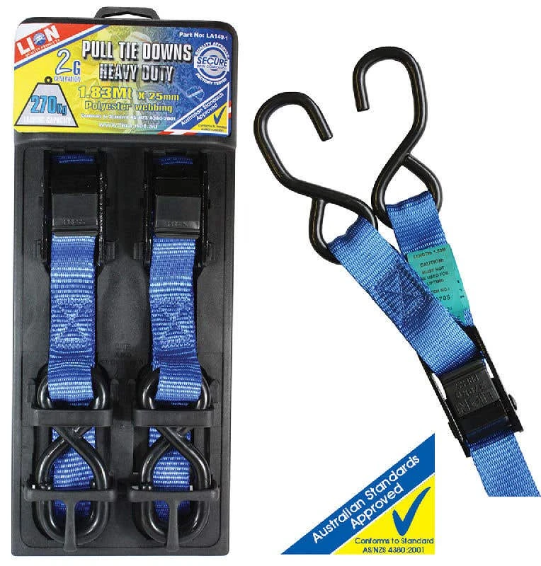 Lion 2 Piece Pull Action Tie Down - 2 Piece 3 Lion 2 Piece Pull Action Tie Down - 2 Piece