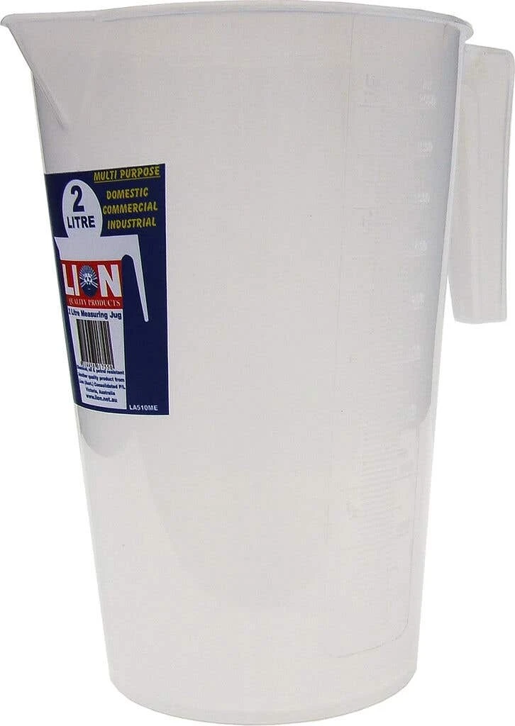 Lion Oil Resistant Measuring Jug 2L 3 Lion Oil Resistant Measuring Jug 2L