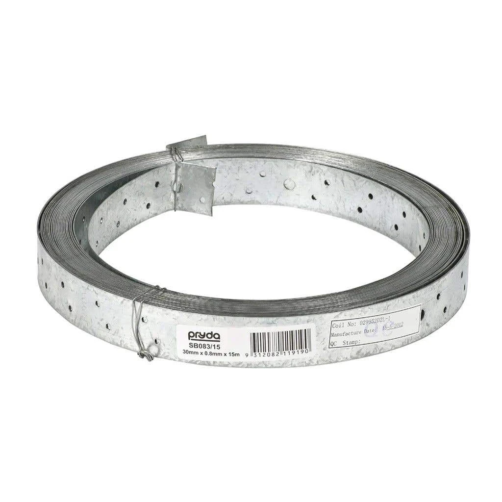 Pryda Strap Brace COIL 1 30 X 0.8mm X 15m 3 Pryda Strap Brace COIL 1 30 X 0.8mm X 15m