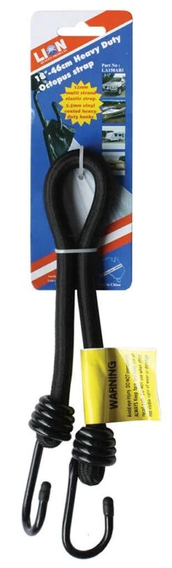 Lion Octopus Strap Black 12 X 460mm