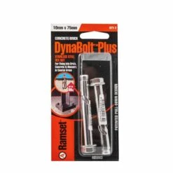 Ramset Dynabolt Plus Hex Head Stainless Steel 10 X 75mm - 2 Pack