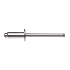 Zenith Rivet Open Stainless Steel 3/16"DIA - 1/4"GRIP - 25 Pack