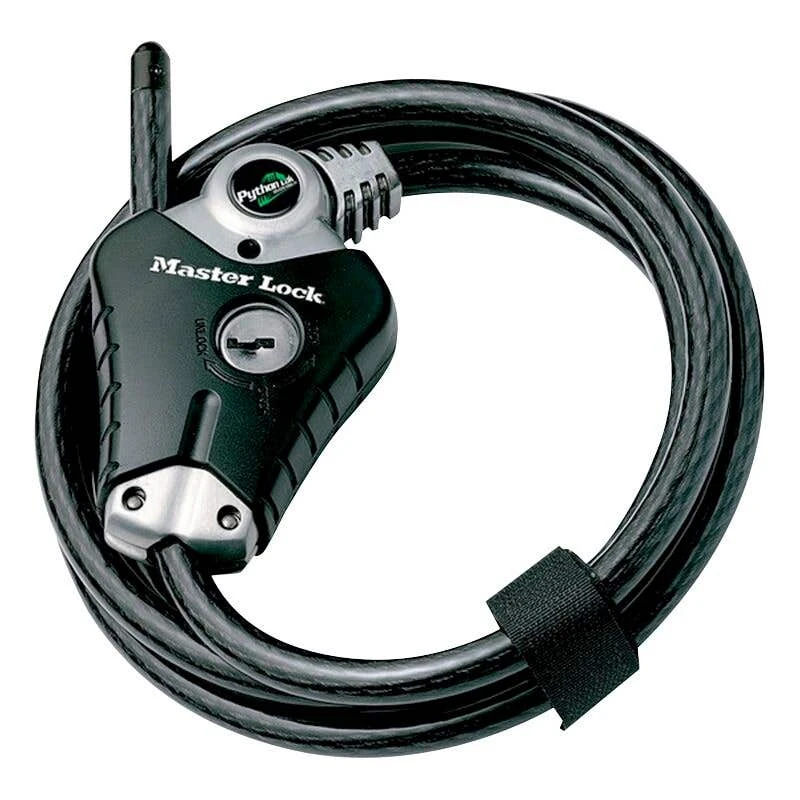 Master Lock Python Contractor Cable Lock 1.8m X 10mm 3 Master Lock Python Contractor Cable Lock 1.8m X 10mm