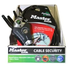 Master Lock Python Contractor Cable Lock 1.8m X 10mm 13 Master Lock Python Contractor Cable Lock 1.8m X 10mm -Home Hardware 2549475 6 5