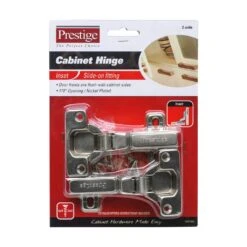 Prestige Cabinet Hinge Conceal Inset Nickel Plated Card 2