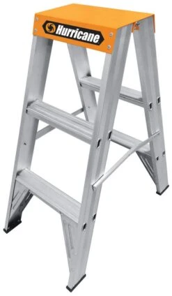 Hurricane Dual Punch Double Sided Ladder Industrial 150kg