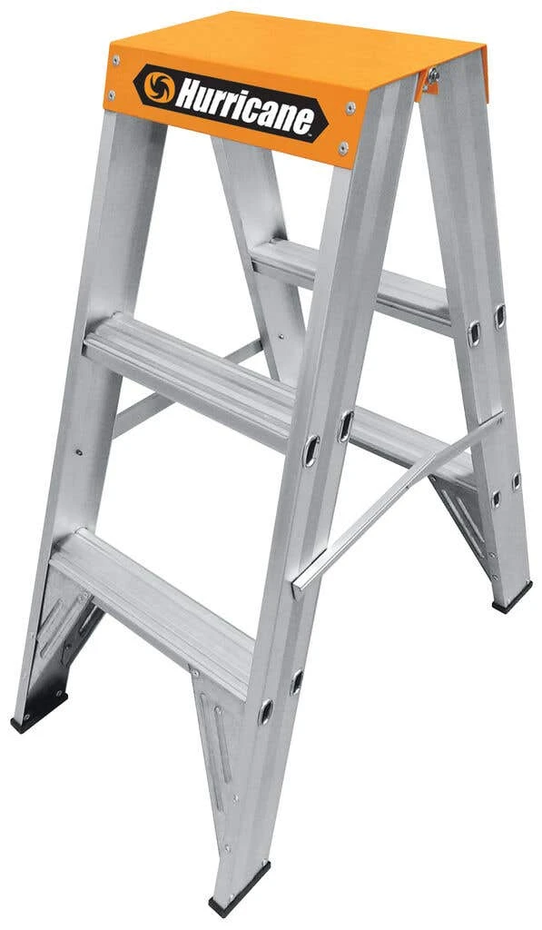 Hurricane Dual Punch Double Sided Ladder Industrial 150kg 3 Hurricane Dual Punch Double Sided Ladder Industrial 150kg