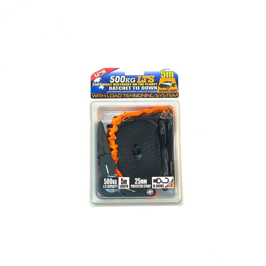 Lion LTS Cam Tie Down 25mm X 2m 3 Lion LTS Cam Tie Down 25mm X 2m