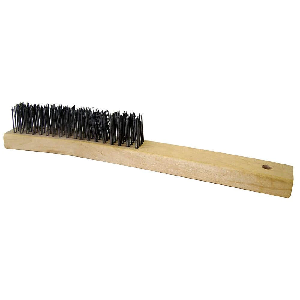 Josco Long Handle 4 Row Stainless Steel Wire Brush 3 Josco Long Handle 4 Row Stainless Steel Wire Brush