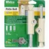 Whitco CYL4 Patio Bolt Primrose - Dual Pack -Home Hardware 3203056 0 3