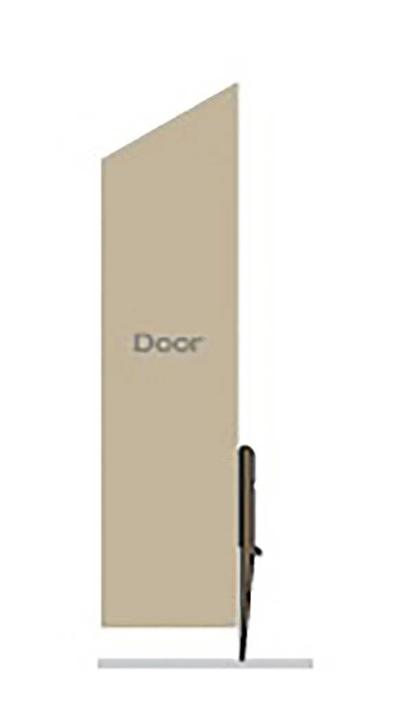 Cowdroy Extruded PVC Door Seal Brown 915mm 5 Cowdroy Extruded PVC Door Seal Brown 915mm - Image 3