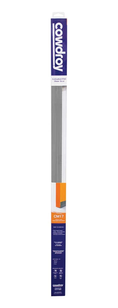 Cowdroy Extruded PVC Door Seal Grey 915mm 4 Cowdroy Extruded PVC Door Seal Grey 915mm - Image 2