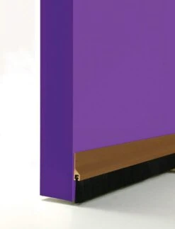 Cowdroy Anodised Brush Strip Door Seal Bronze