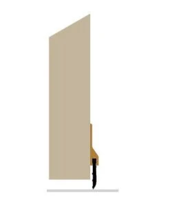 Cowdroy Anodised Rubber Strip Door Seal Bronze -Home Hardware 3203908 3 5