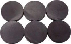 Medalist Round Ceramic Hobby Magnets 25mm - 6 Piece