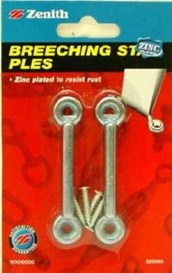 Zenith Breeching Staple Zinc Plated - 2 Pack