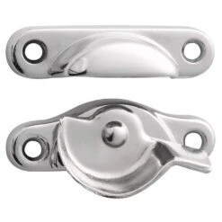 Lockwood Window Sash Fastener Satin Chrome Pearl
