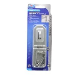 Zenith High Security Hasp & Staple Hinged Galvanised 161mm - 1 Pack