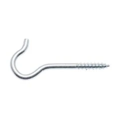 Zenith Ceiling Hook Zinc Plated 75 X 4mm - 2 Pack