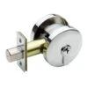 Gainsborough Neue Deadbolt Double Cylinder Round Bright Chrome -Home Hardware 3231933 0 3
