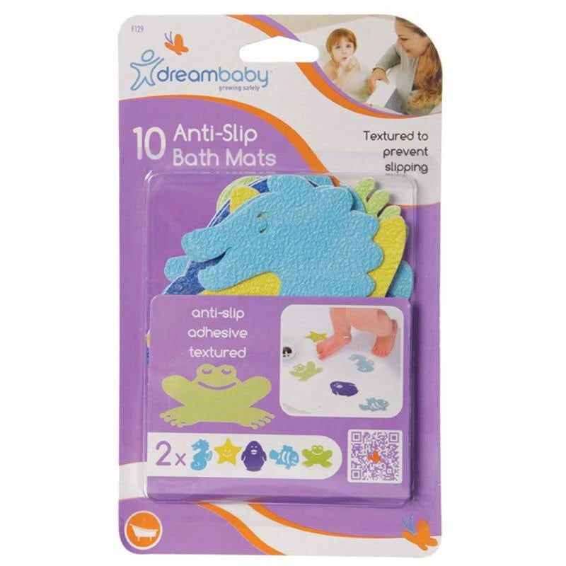 Dreambaby Anti-Slip Bath Mats - 10 Pack 3 Dreambaby Anti-Slip Bath Mats - 10 Pack