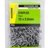 Otter Plain Galvanised Staples 15 X 2mm 500g -Home Hardware 3311156 1 1