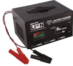 Lion Metal Skin Battery Charger 8 Amp