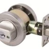 Lockwood Paradigm 005 Double Cylinder Deadbolt Round Satin Stainless Steel -Home Hardware 3689890 0 4