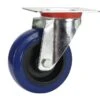Cold Steel Rubber Swivel Castor Blue 100mm -Home Hardware 3802485 0 1
