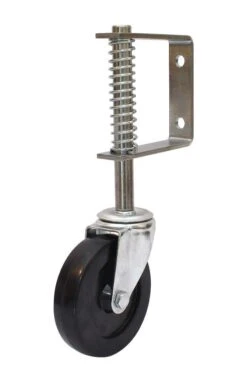 Cold Steel Spring Loaded Swivel Gate Castor 100mm