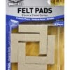 Cold Steel Heavy Duty Corner Felt Pads Beige 51 X 51mm - 8 Pack -Home Hardware 3802675 0 2
