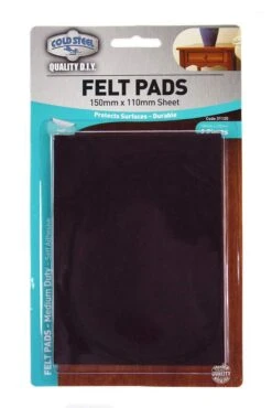 Cold Steel Heavy Duty Felt Pads Brown 150 X 110mm - 2 Pack