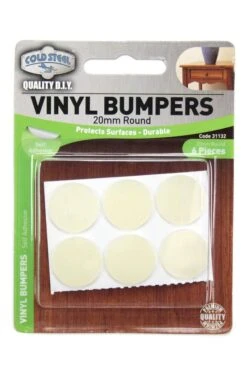 Cold Steel Round Vinyl Bumpers 20mm - 6 Pack