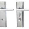 Lockwood Nexion Vision Mechanical L2 Lever Project Keyed Satin Chrome -Home Hardware 4178018 0